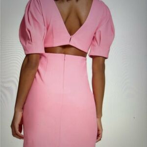 Karl Lagerfeld Paris Puff sleeves Mini Sheath Dress. Size 12.  New with tags.